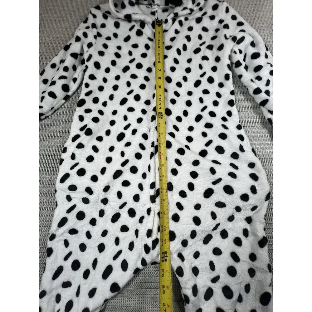 Dalmatian Dog Animal One Piece Costume Soft Fleece Unisex Size 7/8 Years (130)